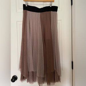 Free People small swiss dot tulle skirt